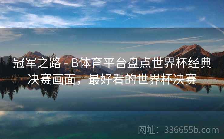 冠军之路 - B体育平台盘点世界杯经典决赛画面，最好看的世界杯决赛  第2张