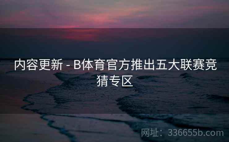 内容更新 - B体育官方推出五大联赛竞猜专区