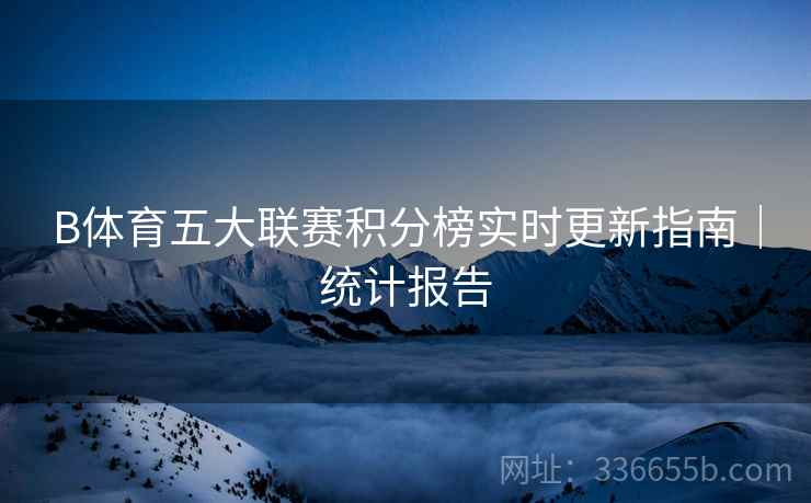 B体育五大联赛积分榜实时更新指南｜统计报告  第2张