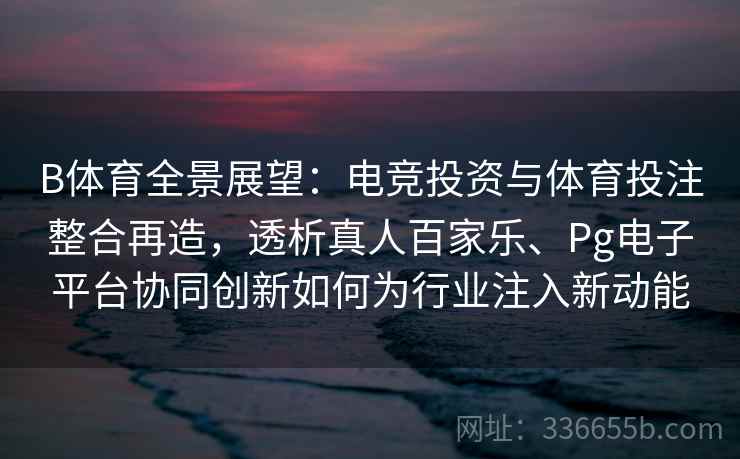 B体育全景展望：电竞投资与体育投注整合再造，透析真人百家乐、Pg电子平台协同创新如何为行业注入新动能  第1张
